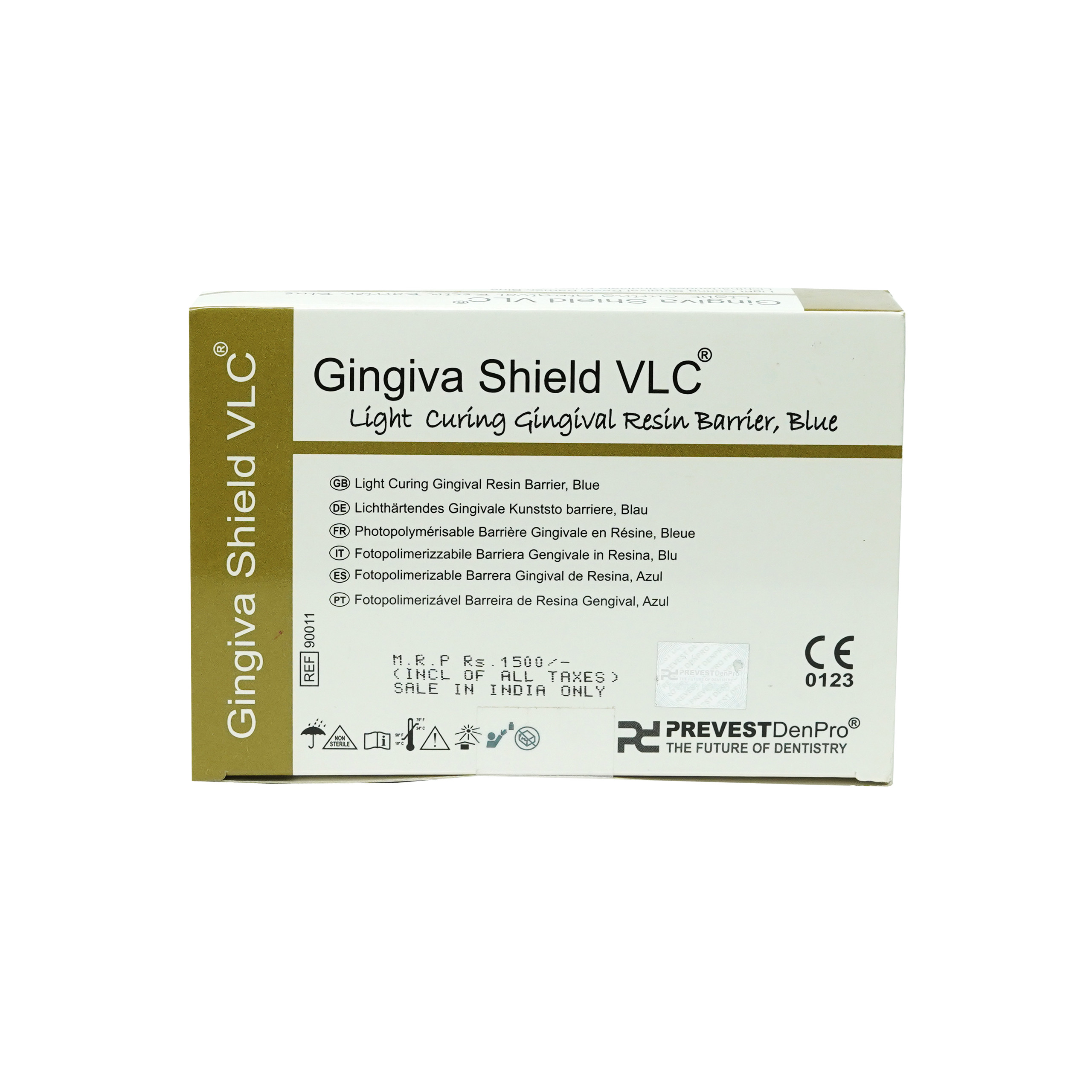 Prevest Gingiva Shield VLC Light Curing Gingival Resin Cement Pack 4x1.2ml